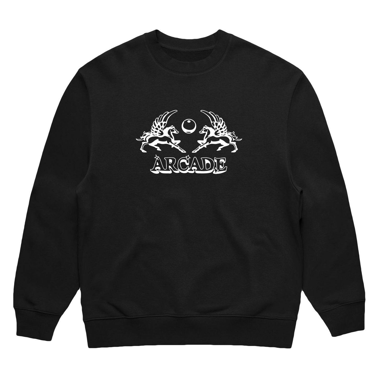 Arcade Horses Crew - Black
