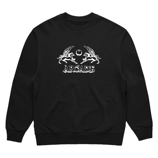 Arcade Horses Crew - Black