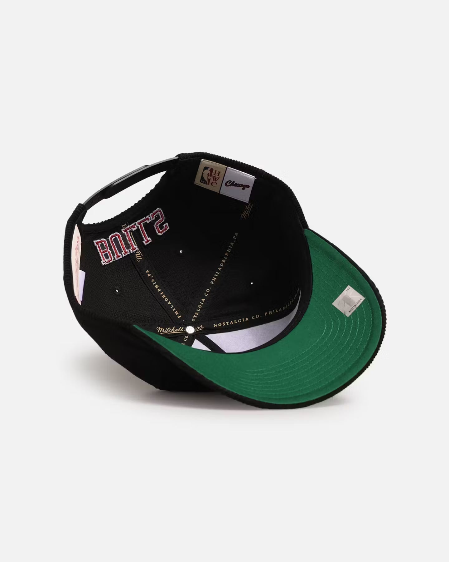 Mitchell & Ness NBA Retro Team Corduroy Origin Bulls Deadstock Snapback - Black