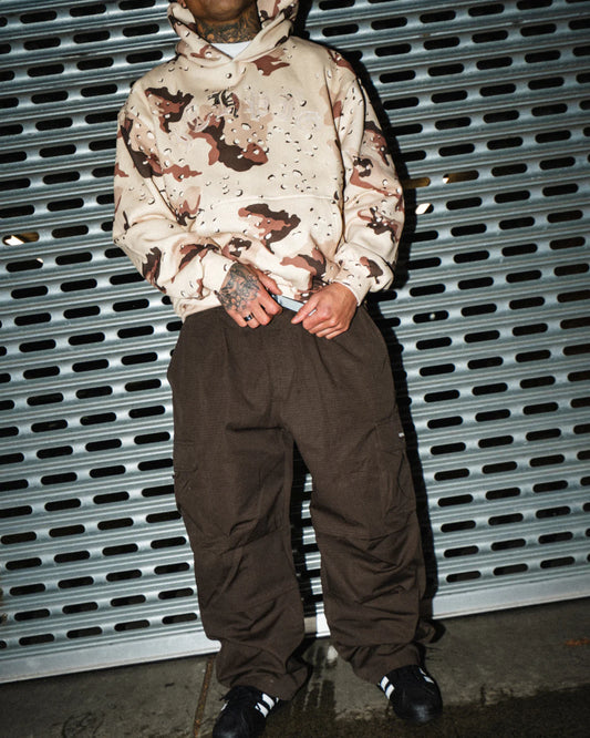 Ichpig Ripstop Cargo Pants - Dark Brown