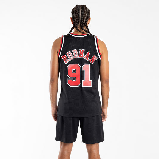 Mitchell And Ness Chicago Bulls 97-98 Dennis Rodman Swingman Jersey