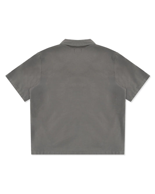 Script S/S Shirt - Moon Grey
