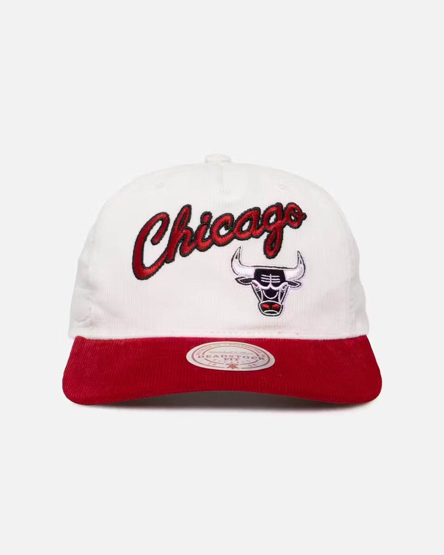 Mitchell And Ness Chicago Bulls History Origin Snapback Corduroy