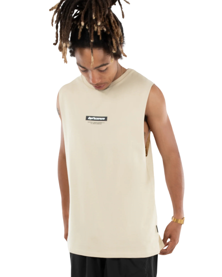 Wndrr Backoff Muscle Top - Tan