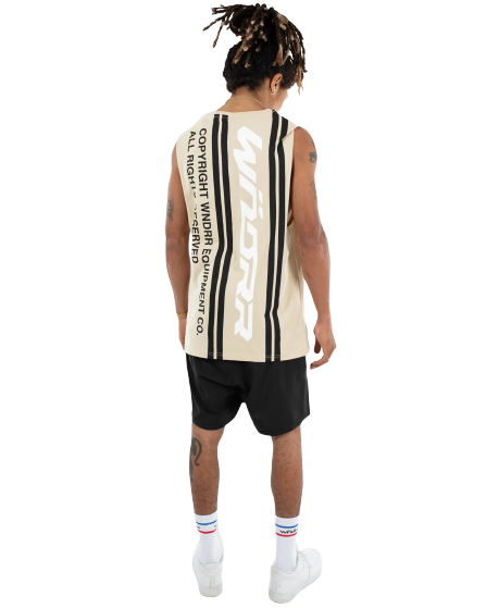 Wndrr Backoff Muscle Top - Tan