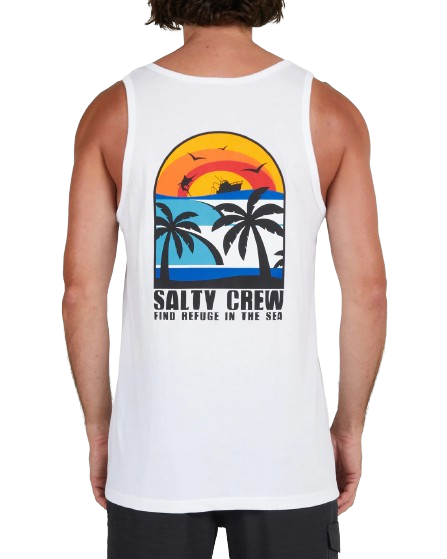 Salty Crew Beach Day Tank - White