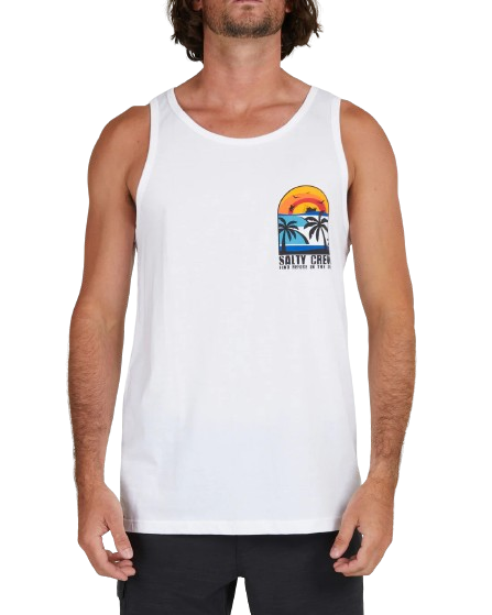 Salty Crew Beach Day Tank - White