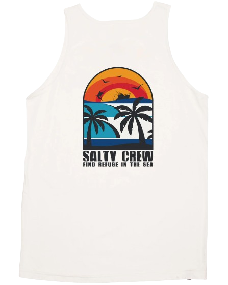 Salty Crew Beach Day Tank - White