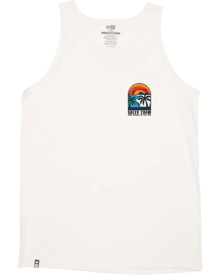Salty Crew Beach Day Tank - White