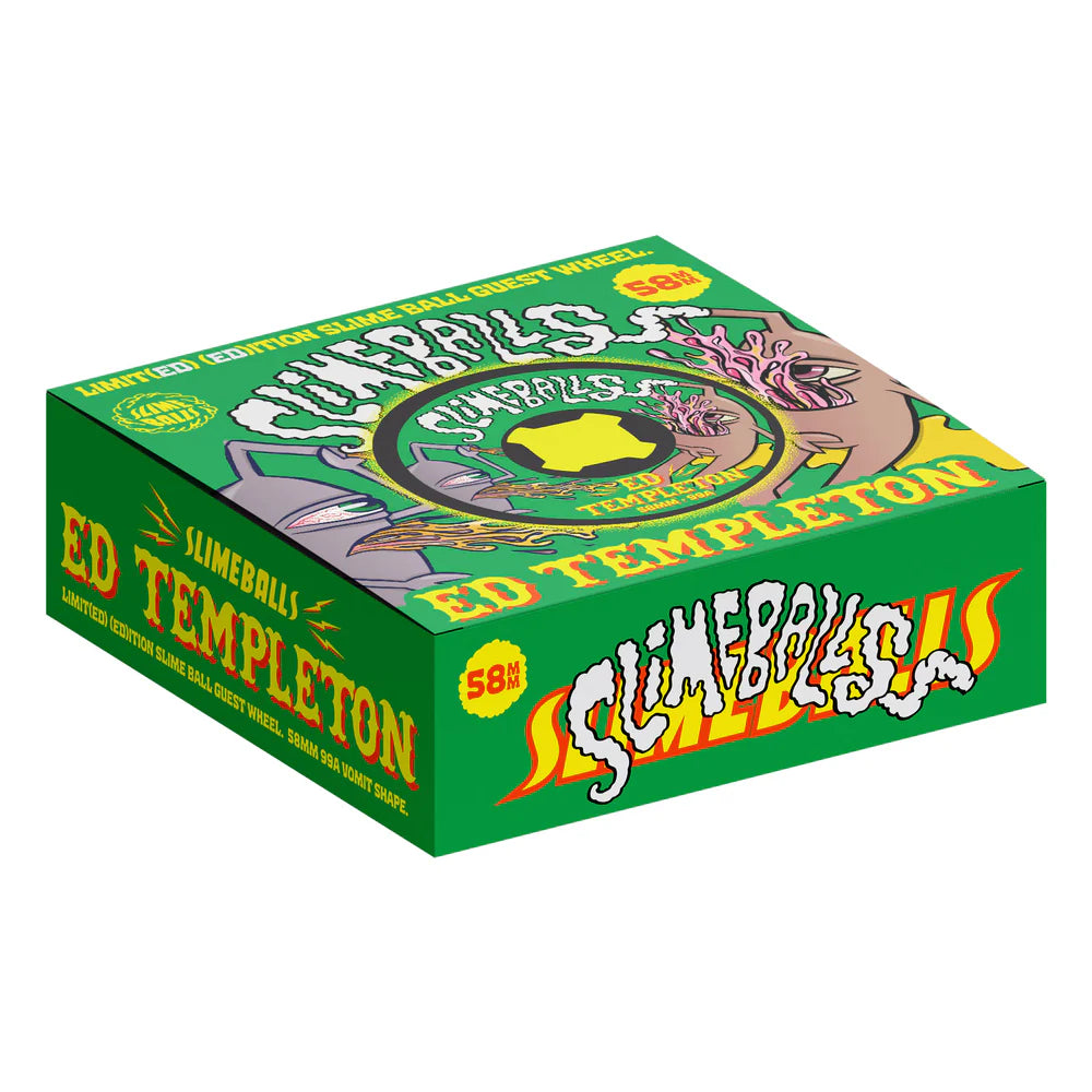 58mm Ed Templeton Vomits 99a Slime Balls Guest Skateboard Wheels