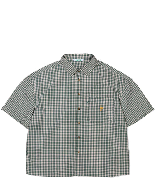 Heritage Plaid Shirt - Cream/Forrest