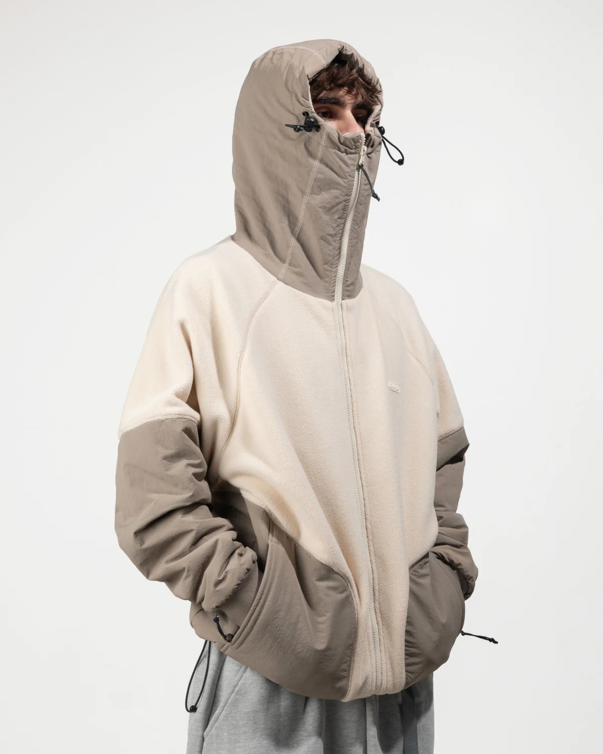 Ichpig Strike Face-Guard Visor Jacket - Sandscape