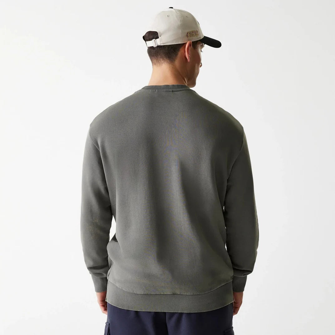 NFL Washed Super Bowl San Francisco 49ers Washed Oversized Crew - Grey