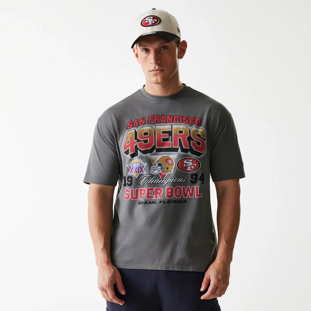 NFL Washed Super Bowl San Francisco 49ers Oversized T-Shirt