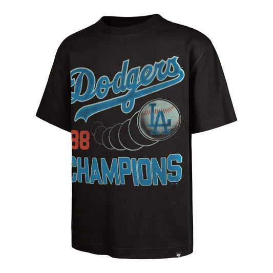 47 Los Angeles Dodgers BCPTN World Series Carbonite Sigma Foundation Tee - Faded Black