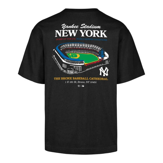 47 New York Yankees Vintage Stadium Foundation Tee - Black