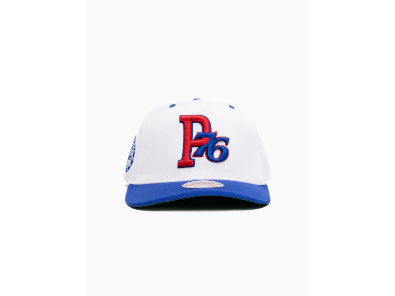 Mitchell And Ness 76ers Vintage Letter SB Snapback