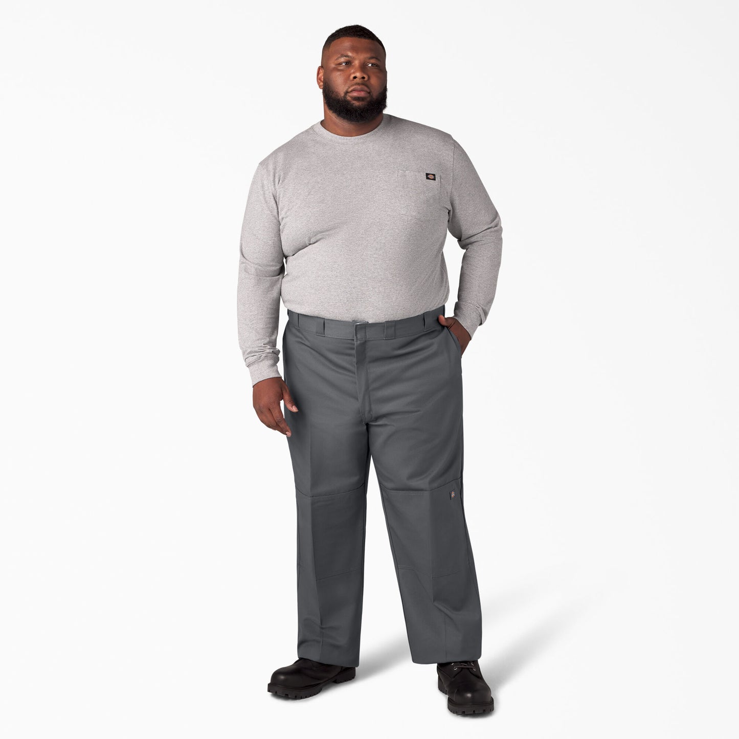 Dickies Loose Fit Double Knee Work Pant - Charcoal