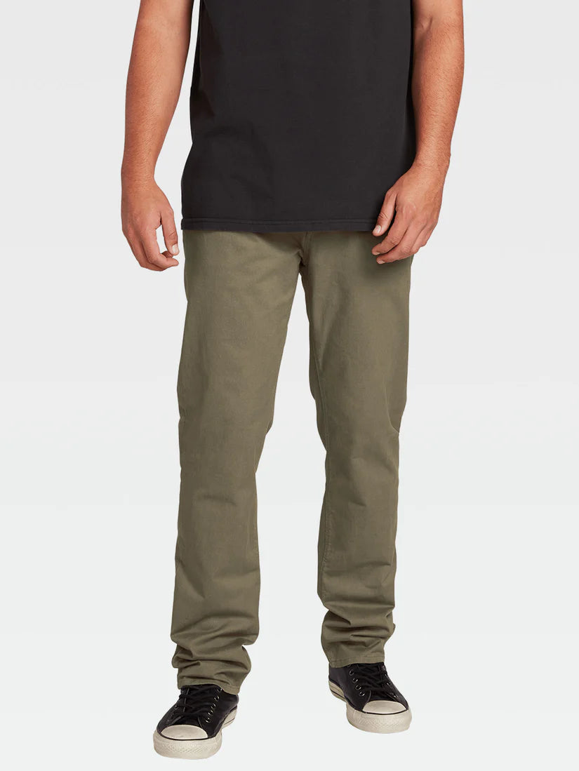 Volcom Solver Lite 5 Pocket Pants - Army Green