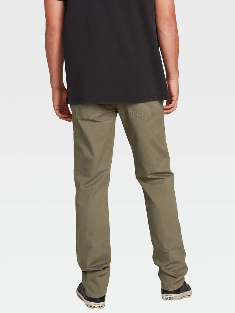 Volcom Solver Lite 5 Pocket Pants - Army Green