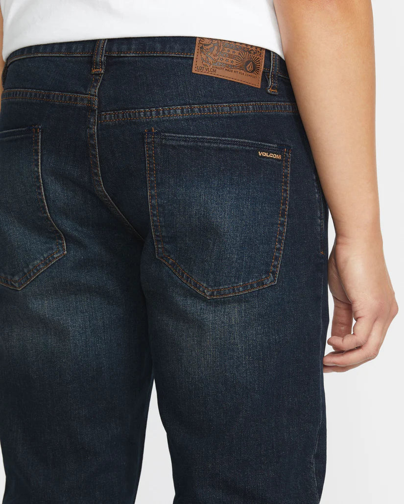 Volcom Vorta Denim Jean - New Vintage Blue