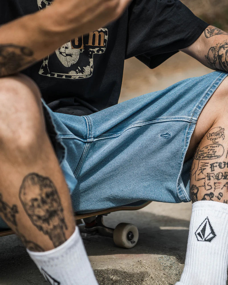 Volcom Billow Denim Short 22" - Blueprint