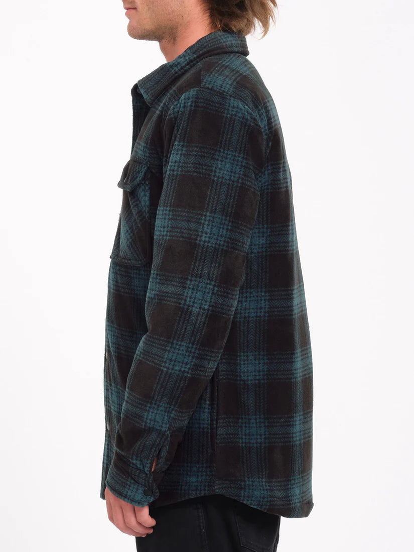 Volcom Bowered Fleece L/S - Everygreen
