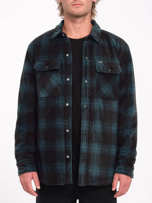 Volcom Bowered Fleece L/S - Everygreen