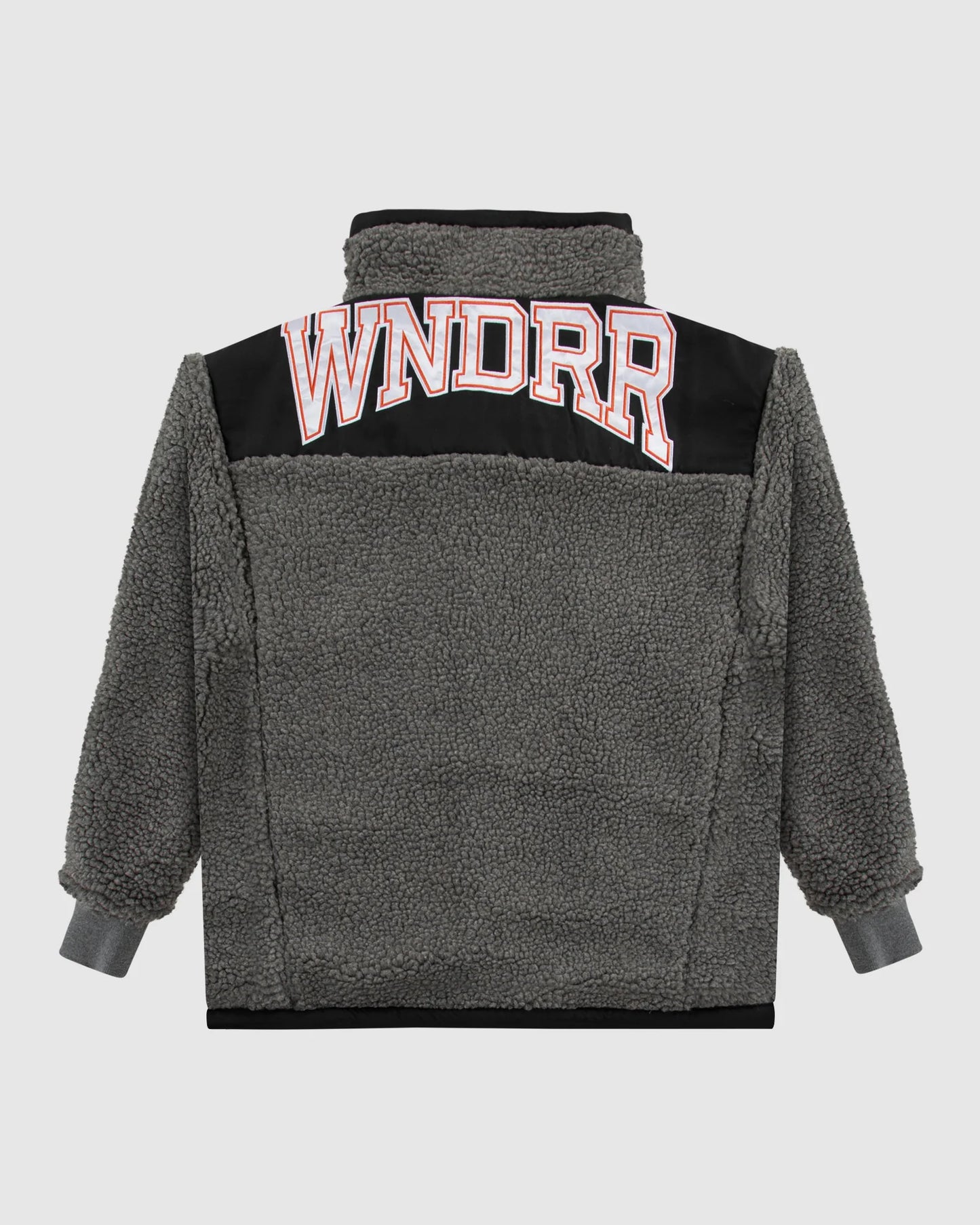 Wndrr Arc Sherpa Jacket - Charcoal/Black