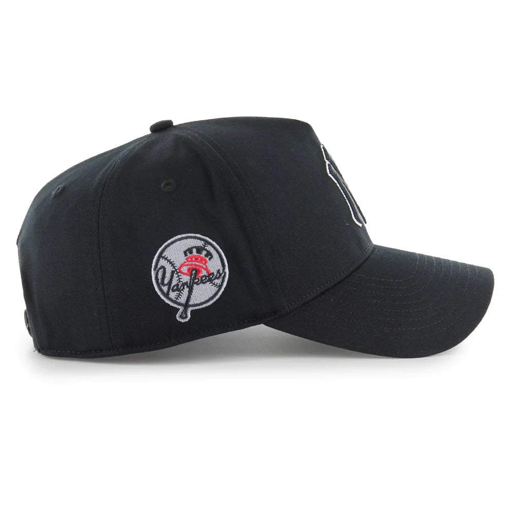NY Yankees Sure Shot TT Cotton MVP DT - Black/Black/White