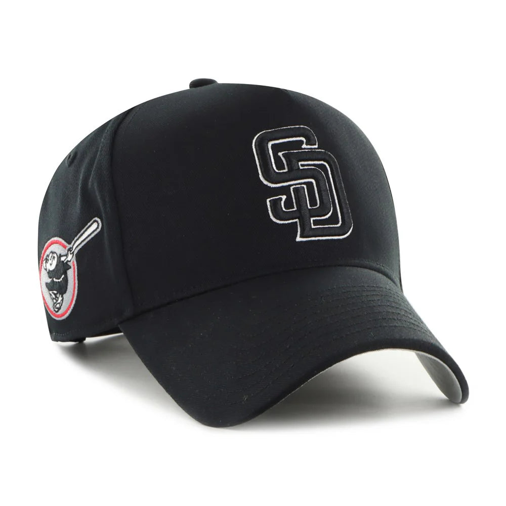 San Diego Padres Sure Shot TT Cotton MVP DT - Black/Black/White
