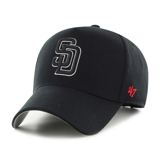 San Diego Padres Sure Shot TT Cotton MVP DT - Black/Black/White