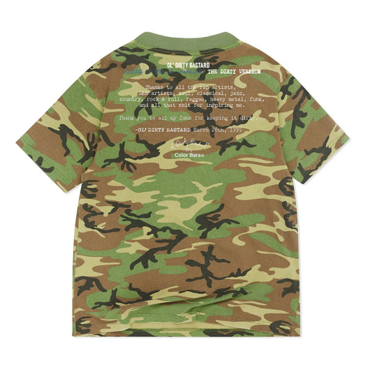 Color Bars X Ol Dirty Bastard CD Tee - Vintage Camo