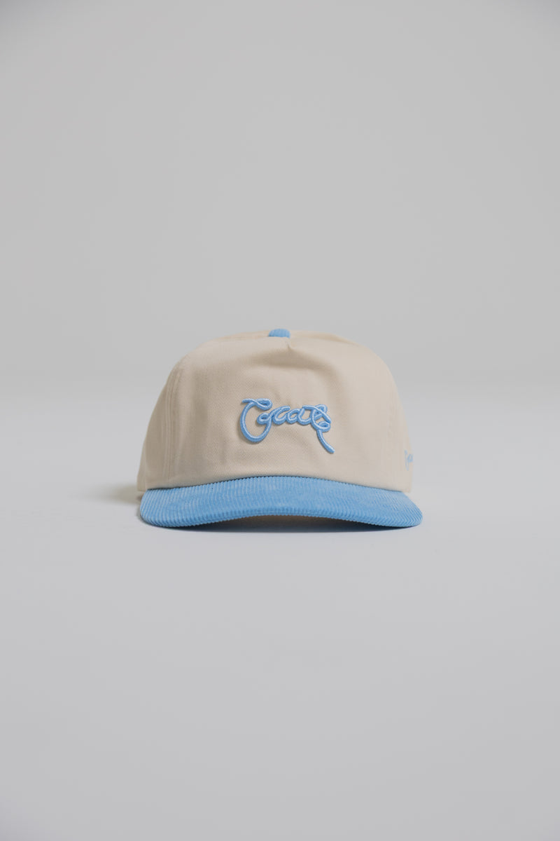 1/2 Cord Snapback - Tofu/Light Blue