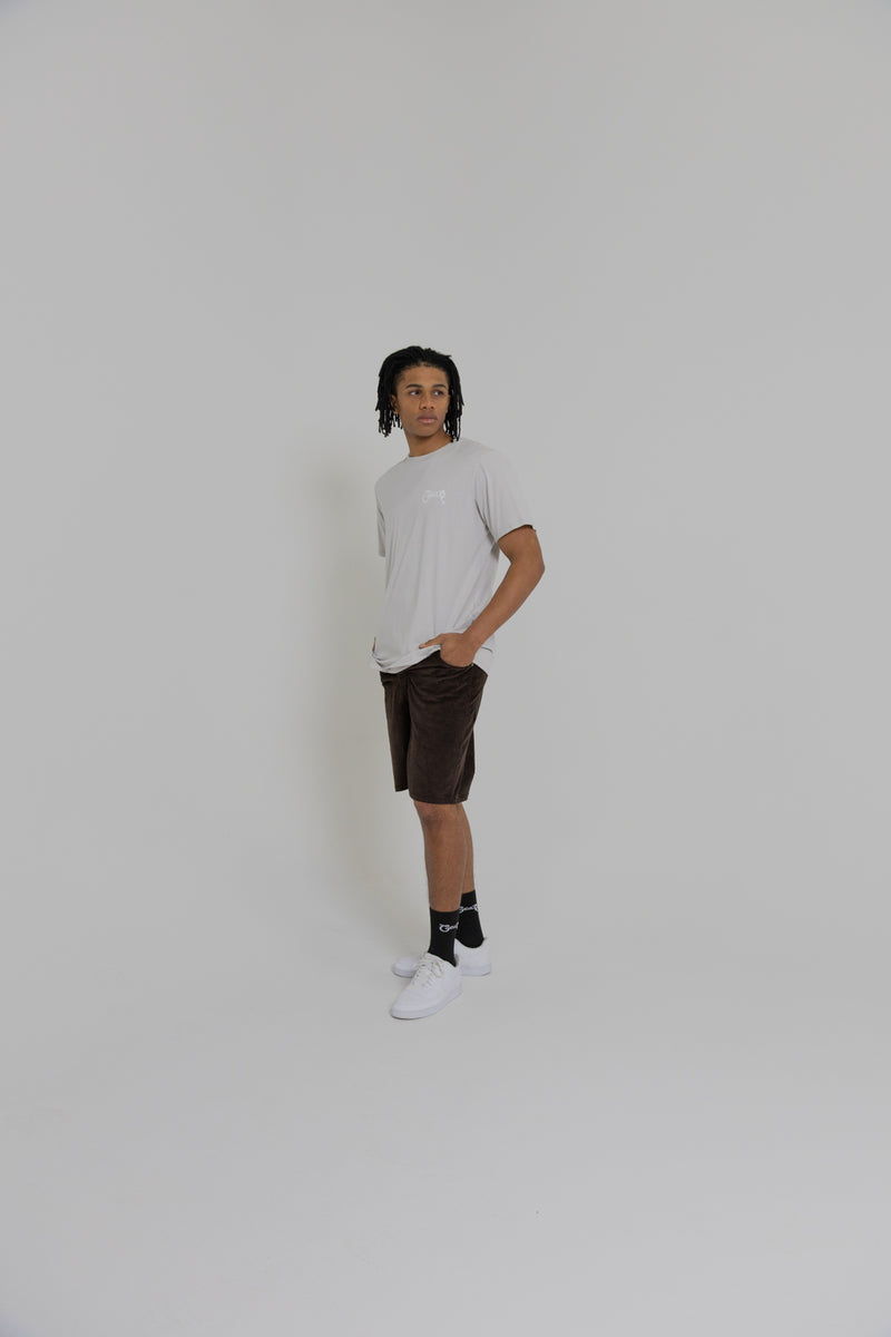 Corduroy Drip Shorts