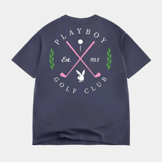 Color.Bars X Playboy Swing Tee - Navy