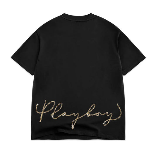 Color.Bars X Playboy Champion Ring Tee - Black