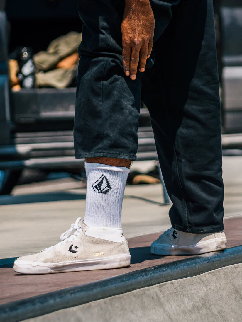 Volcom Full Stone Sock 3 Pack - White