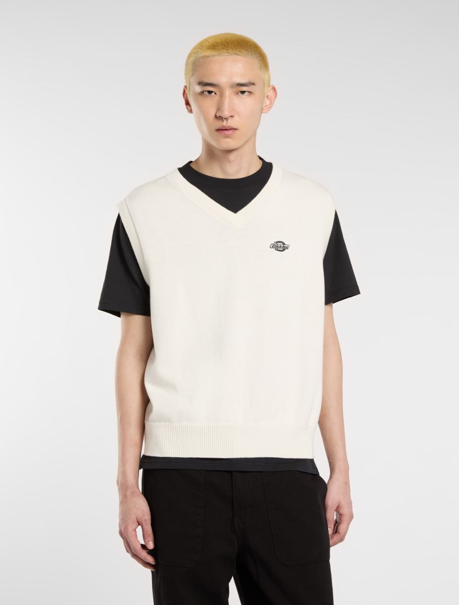 Dickies Summerdale Jumper Vest - Egret