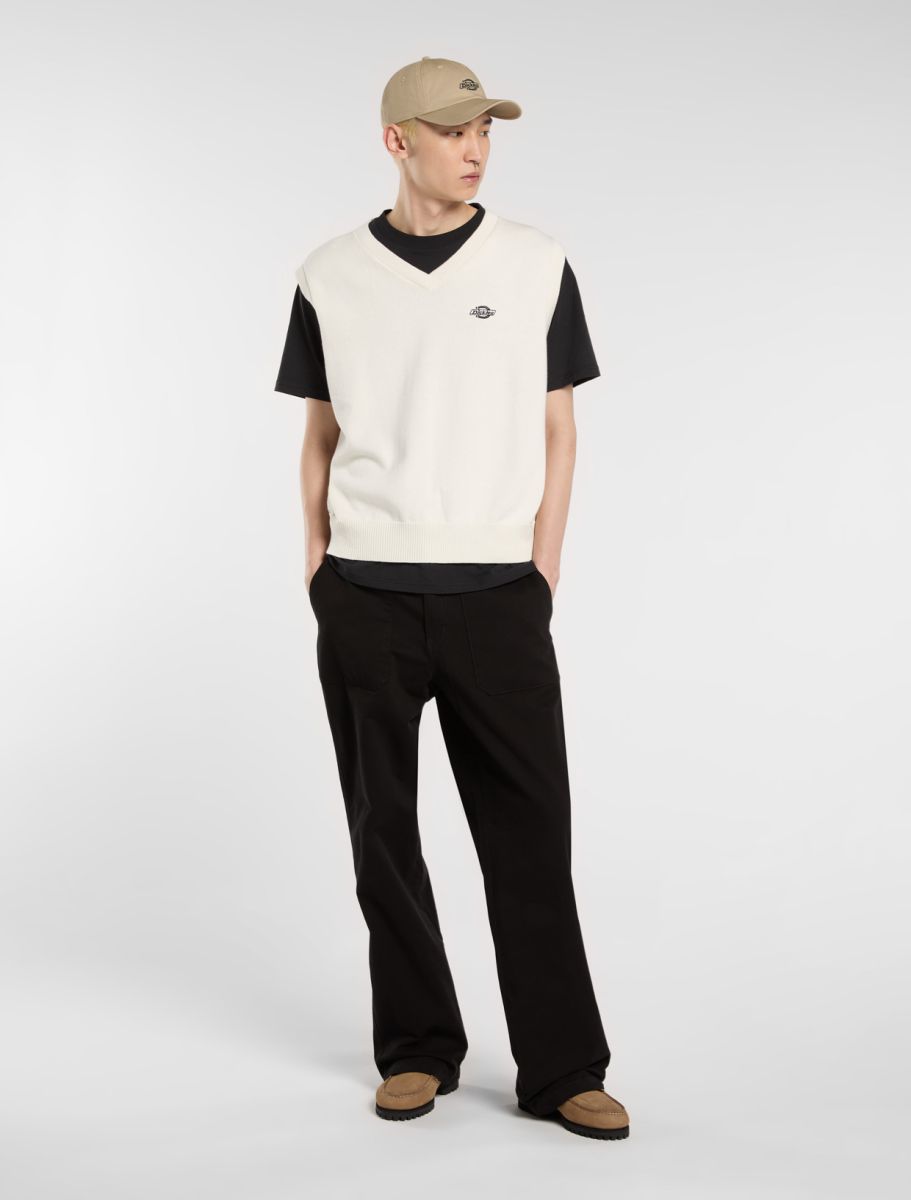 Dickies Summerdale Jumper Vest - Egret