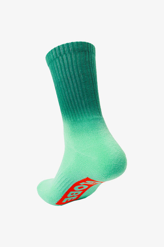 Globe Singles Crew Sock - Green Dip Dye