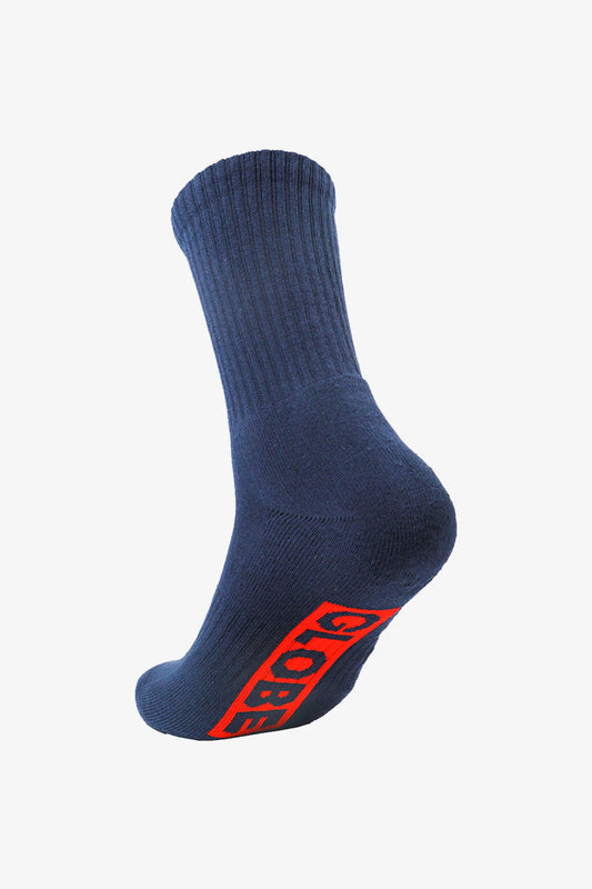 Globe Singles Crew Sock - Navy