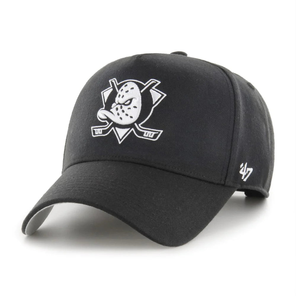 47 Anaheim Ducks MVP DT Snapback - Black/White