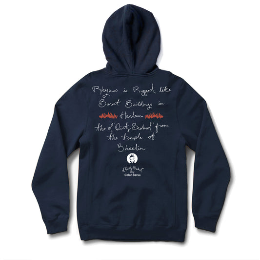 Color Bars X Ol Dirty Bastard Harlem Hood - Navy