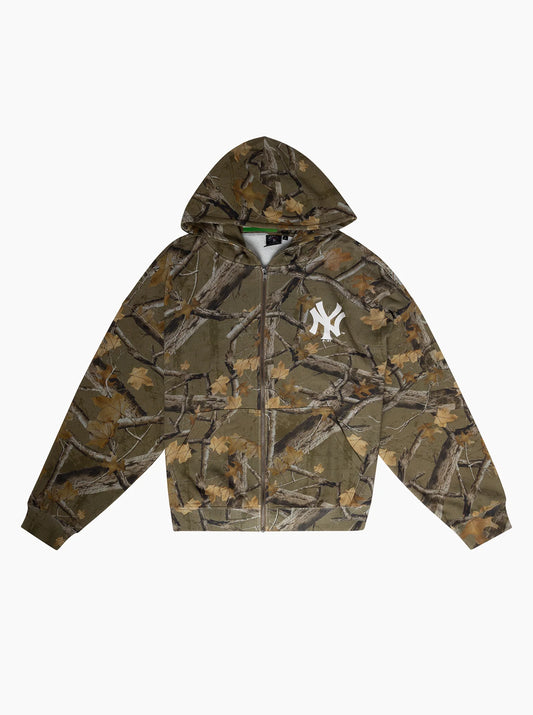 Majestic Urban Forrest Zip Thru Hoodie - Camo