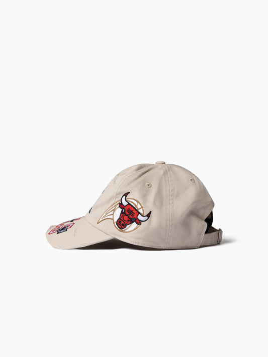 Mitchell & Ness NBA Distressed Dad Hat Chicago BUlls
