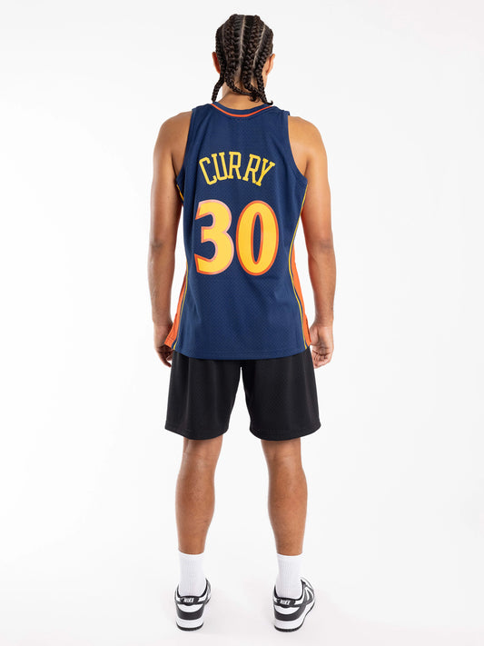 NBA Swingman Road Jersey Warriors 2009 Steph Curry - Navy