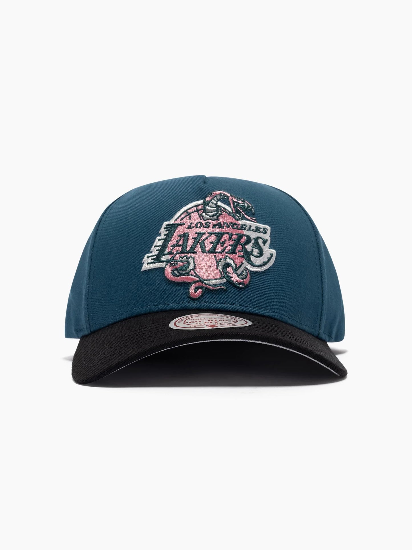 Mitchell And Ness L.A Lakers Emerald Pro Pinch Snapback