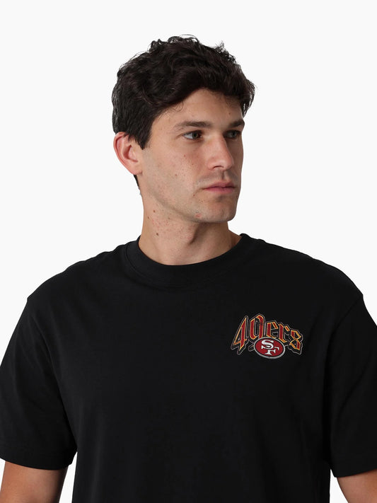 San Francisco 49ers Gothic Team Tee - Black