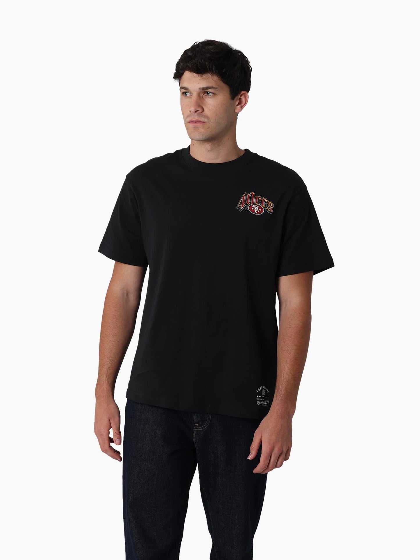 San Francisco 49ers Gothic Team Tee - Black